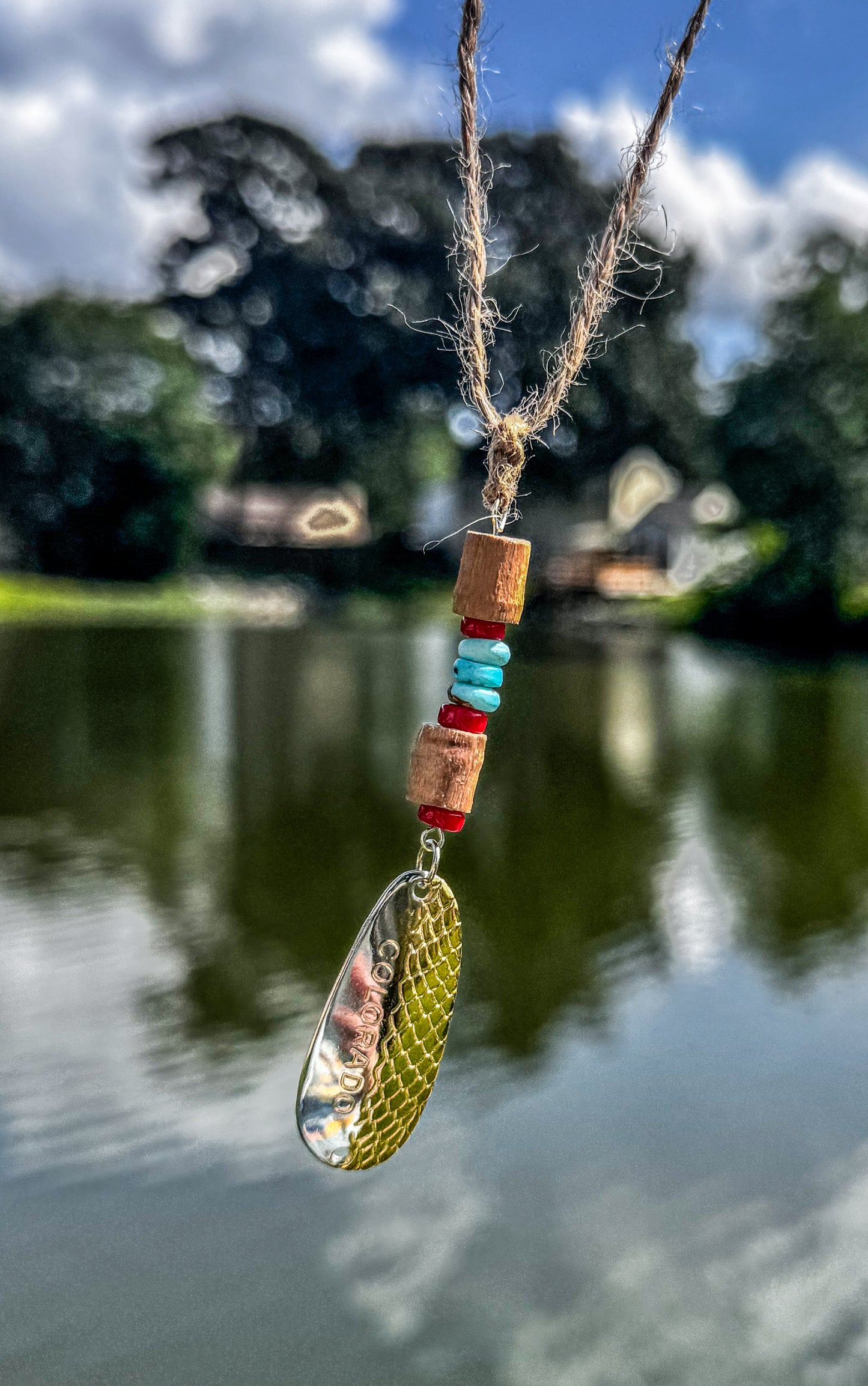 Men’s Colorado Fishing Car Charm – Tropical Vibes