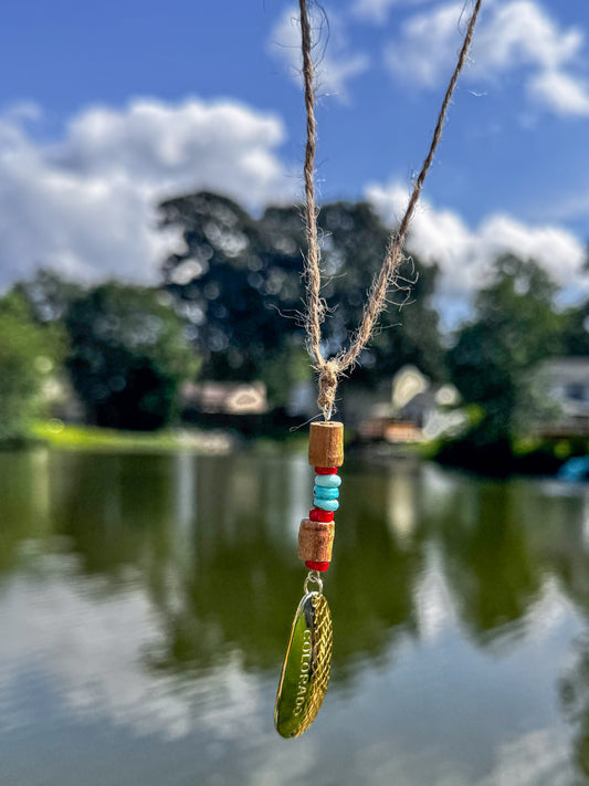 Men’s Colorado Fishing Car Charm – Tropical Vibes