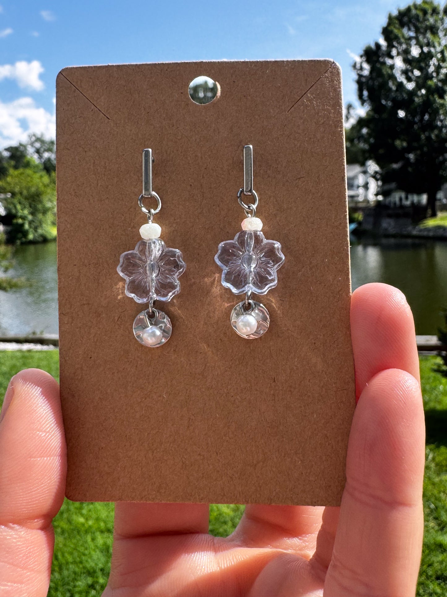 Purple Bloom Earrings